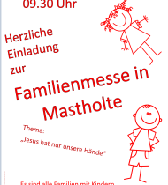 Familienmesse am 04.02.2024 in Mastholte